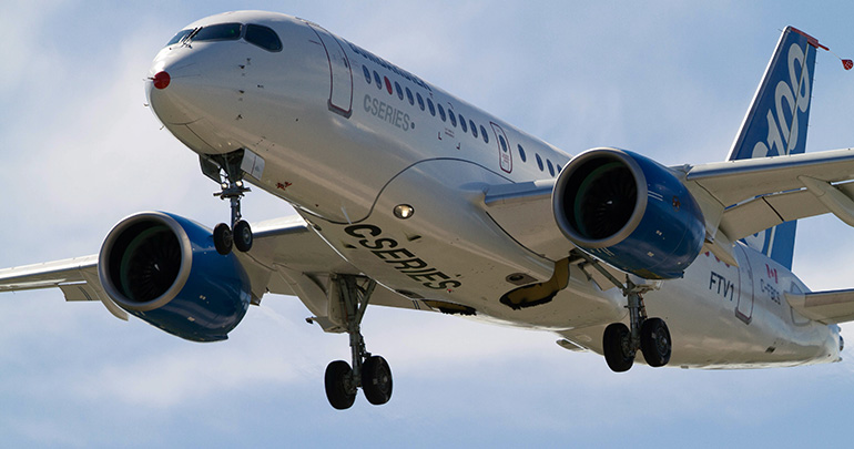 Bombardier CS 100 exterior