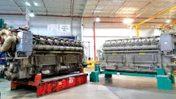 GE remanufactures locomotive diesel engines at its brilliant factory in Grove City, Pa., one of less than a dozen sites around the world where it showcases its newest tech solutions. GE remanufactures locomotive diesel engines at its brilliant factory in Grove City, Pa., one of less than a dozen sites around the world where it showcases its newest tech solutions.