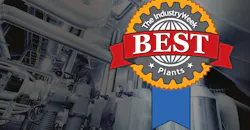 IndustryWeek Best Plants logo on gray background IndustryWeek Best Plants logo on gray background