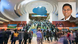 An image of Achyut Jajoo, Autodesk's head of manufacturing and automotive, over Dreamforce 2016. An image of Achyut Jajoo, Autodesk's head of manufacturing and automotive, over Dreamforce 2016.