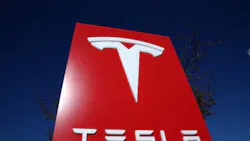 tesla sign tesla sign