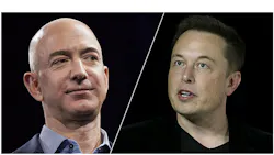 Jeff Bezos and Elon Musk. Jeff Bezos and Elon Musk.
