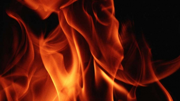 flames close up