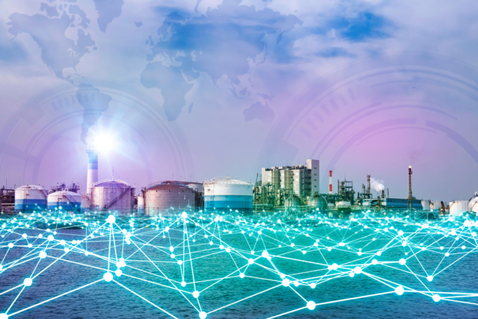 Factory with network landscape