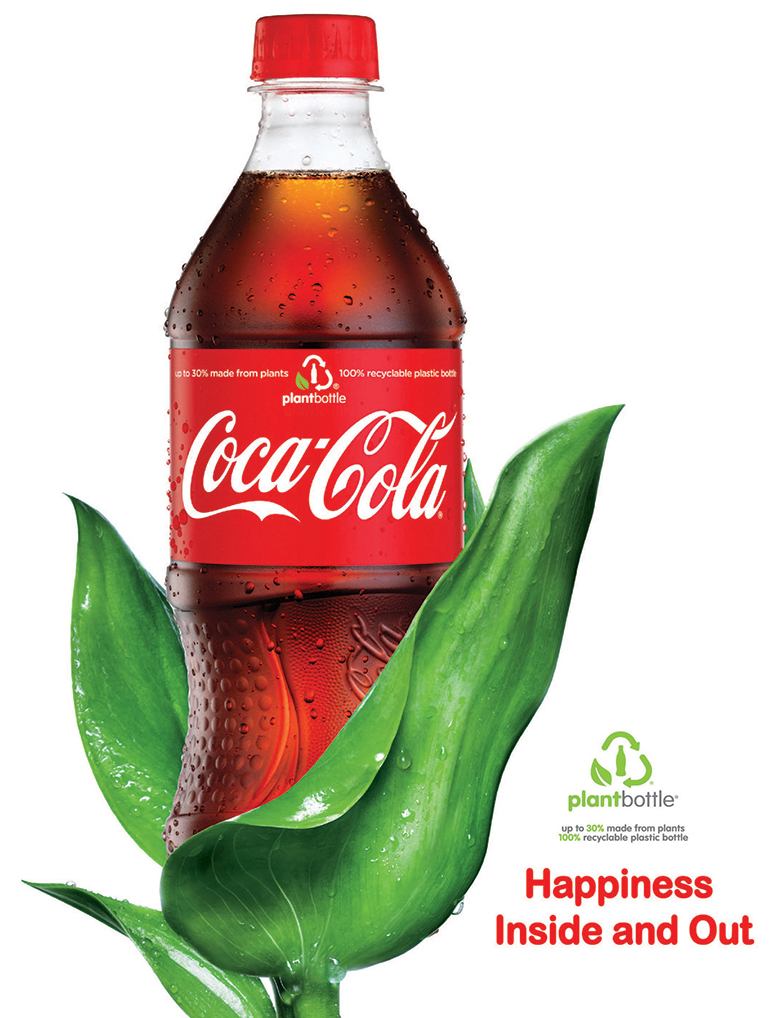 Coca Cola Plant Bottle