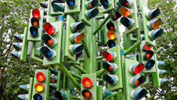 Many traffic lights Many traffic lights