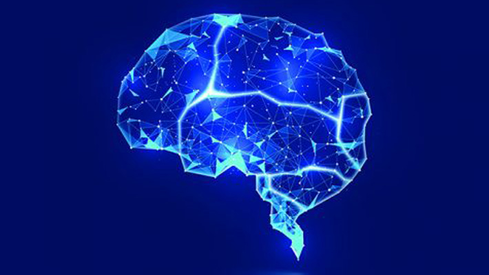 An illustration of a brain, depicting artificial intelligence.