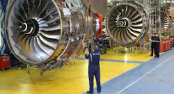 Building Rolls-Royce Trent 1000 airplane engines Building Rolls-Royce Trent 1000 airplane engines