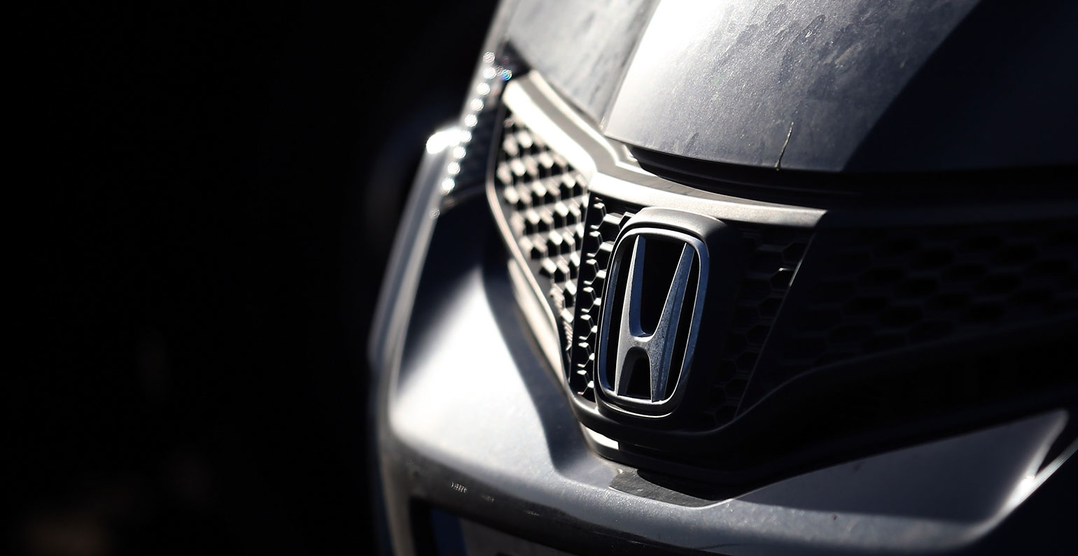 Honda logo on car