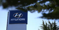 Hyundai sign Hyundai sign