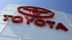 The Toyota logo and wordmark The Toyota logo and wordmark