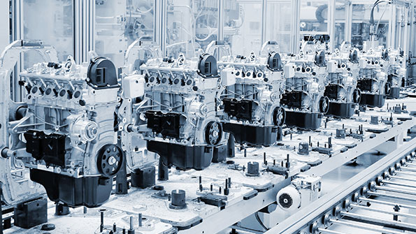 automated factory line