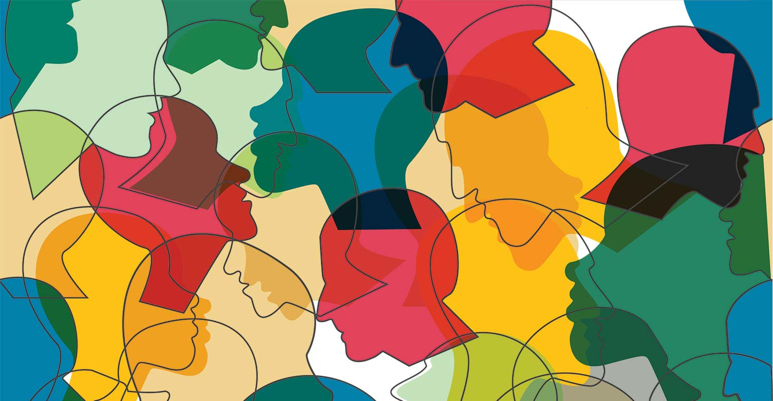 illustration of a crowd of people