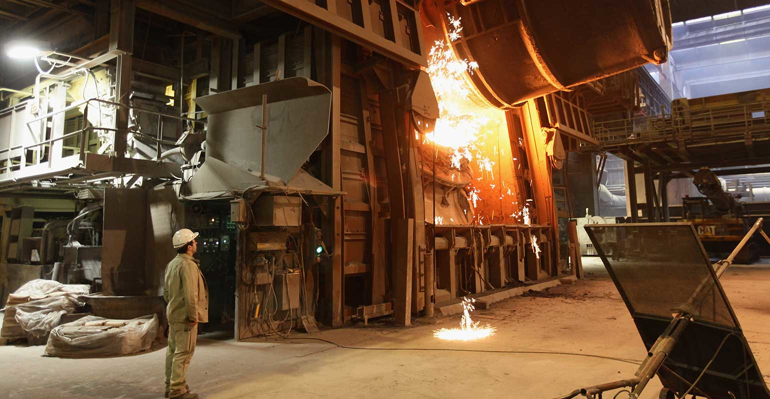 Steel mill in Germany