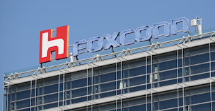 Foxconn Hon Hai Precision Industry Logo Building China Iphone Sam Yeh Afp Getty