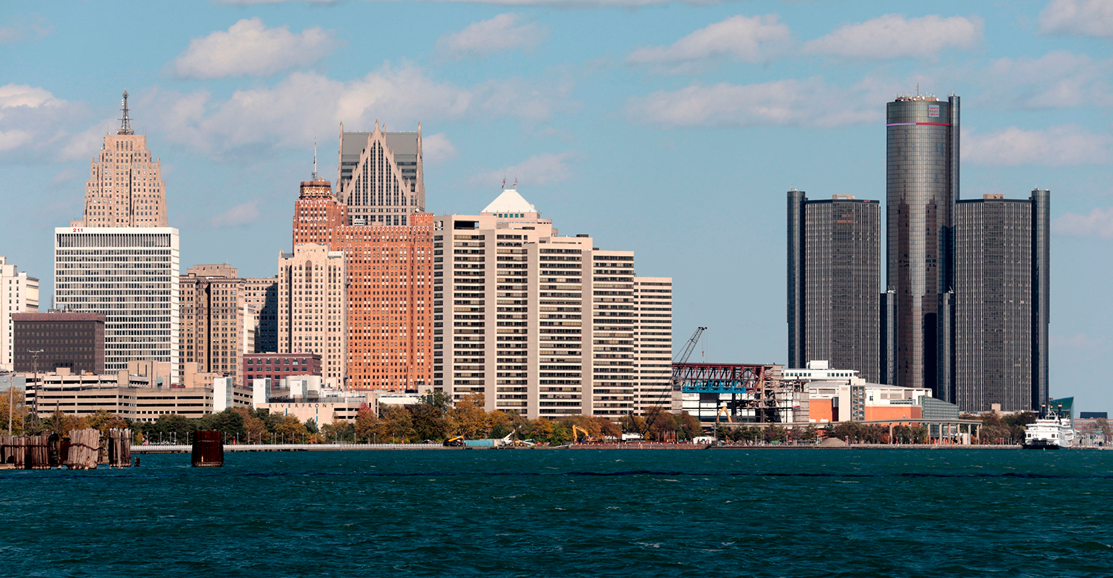 Detroit Skyline Gm Building Prominent Jeff Kowalsky Afp Getty 5e3af2e0d77c7