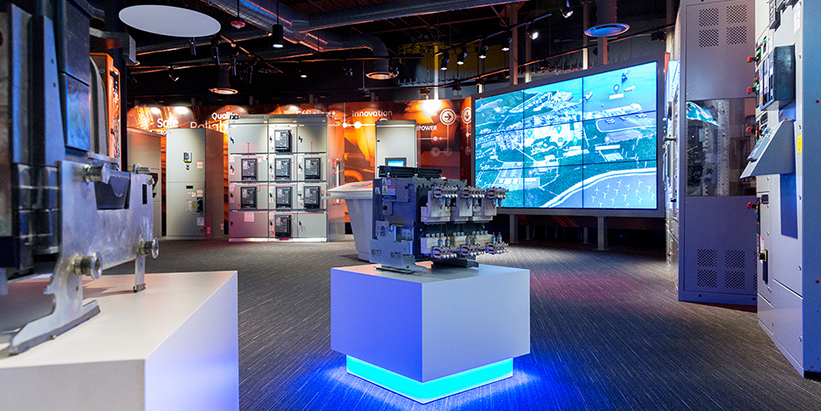 ABB's Mebane, North Carolina, product showroom.