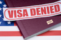 Visa Usa Us America American Flag Work Permit Denied H1 B Immigration © Andrey Popov Dreamstime