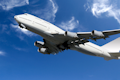 Boeing 747 Commercial Aircraft Taking Off Blue Skies © Rui Matos Dreamstime