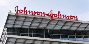 Johnson Johnson Corporate Logo On Building Headquarters© Josefkubes Dreamstime