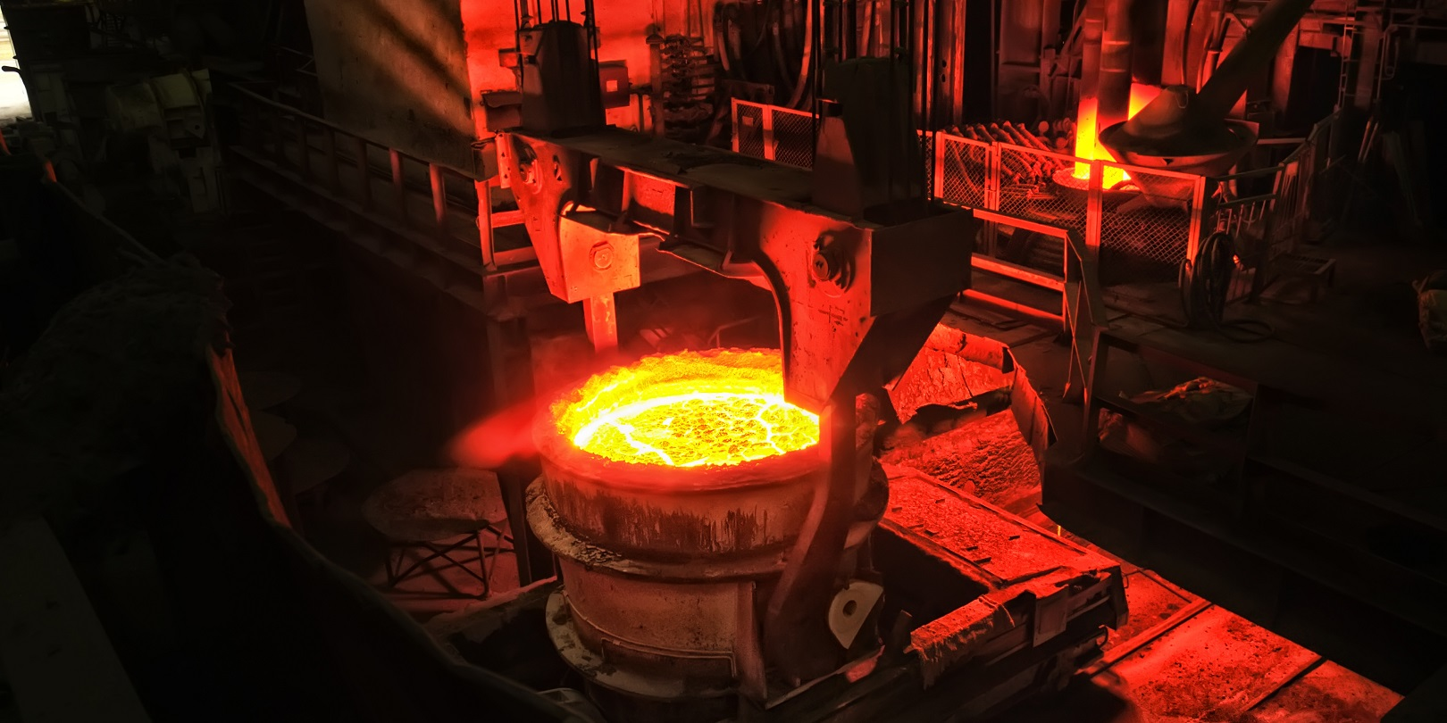 Metallurgical Plant Industrial Production Process Metals Glowing Maximilian Pogonii Dreamstime 6142496321859