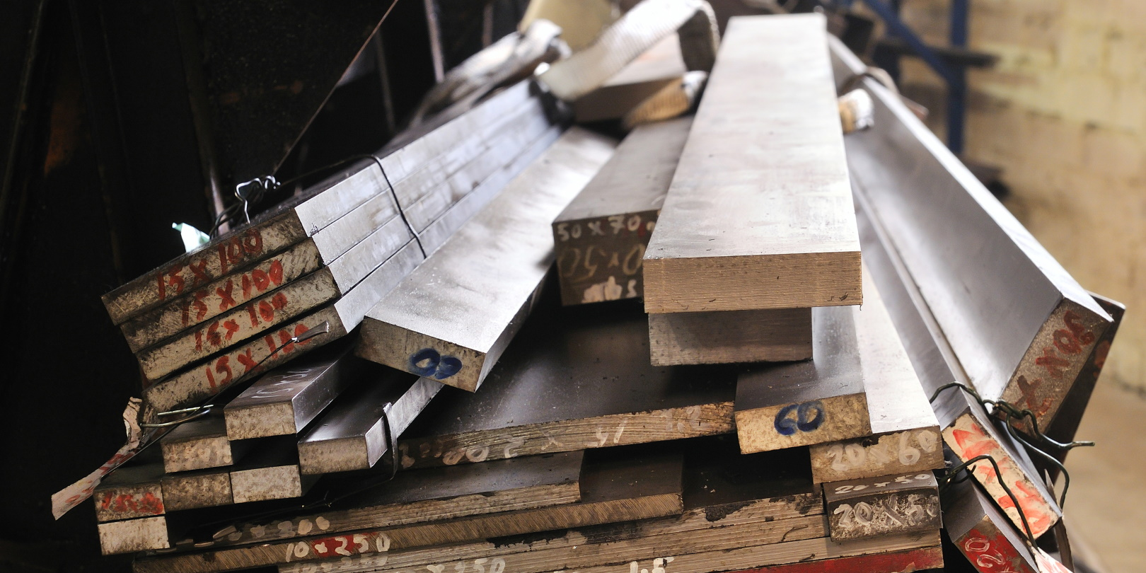 Steel Bars Material Metals Supplies Components Supply Chain&copy; Ansis Dreamstime