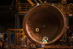 HarbisonWalker International refractory materials line steel-making equipment. HarbisonWalker International refractory materials line steel-making equipment.