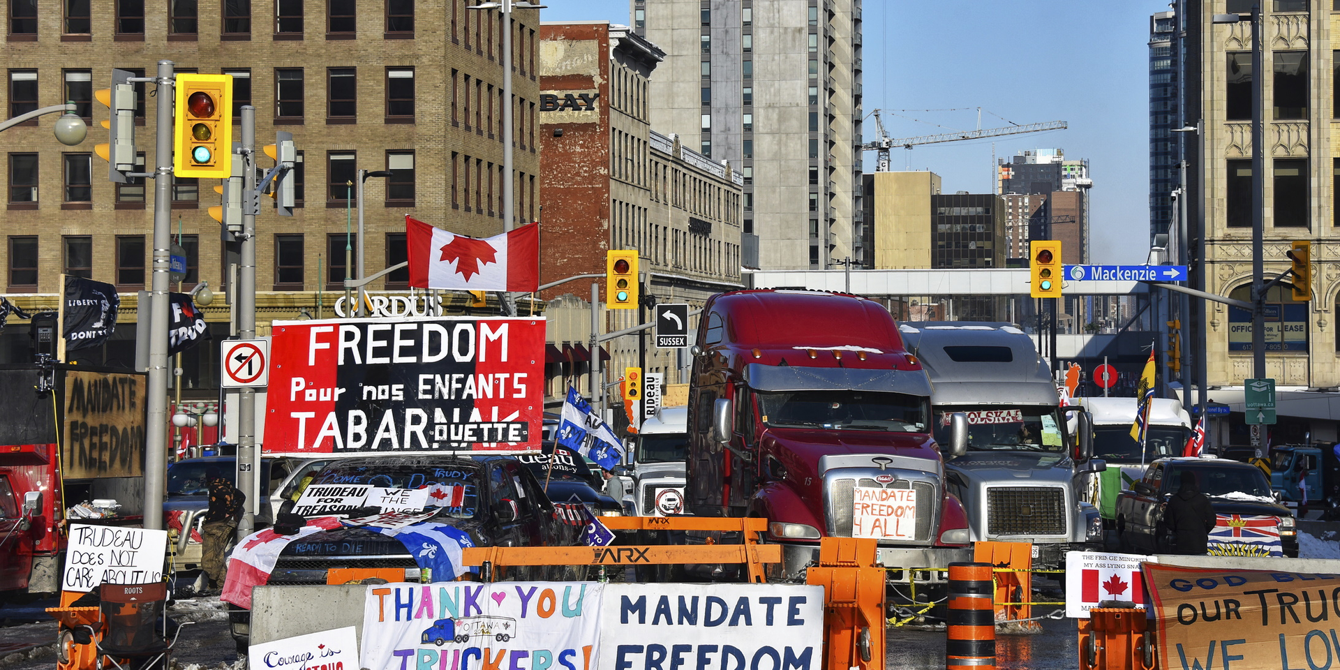 Canada Trucker Protest Covid 19 Health Supply Chain Blockade Paul Mckinnon Dreamstime 6209fdaabddc3