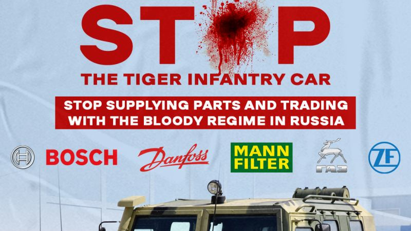 A Ukrainian government official criticized Western motor vehicle parts suppliers, saying components from major companies were found on Russian military vehicles. Manufacturers responded that they have already cut off sales to Russia.