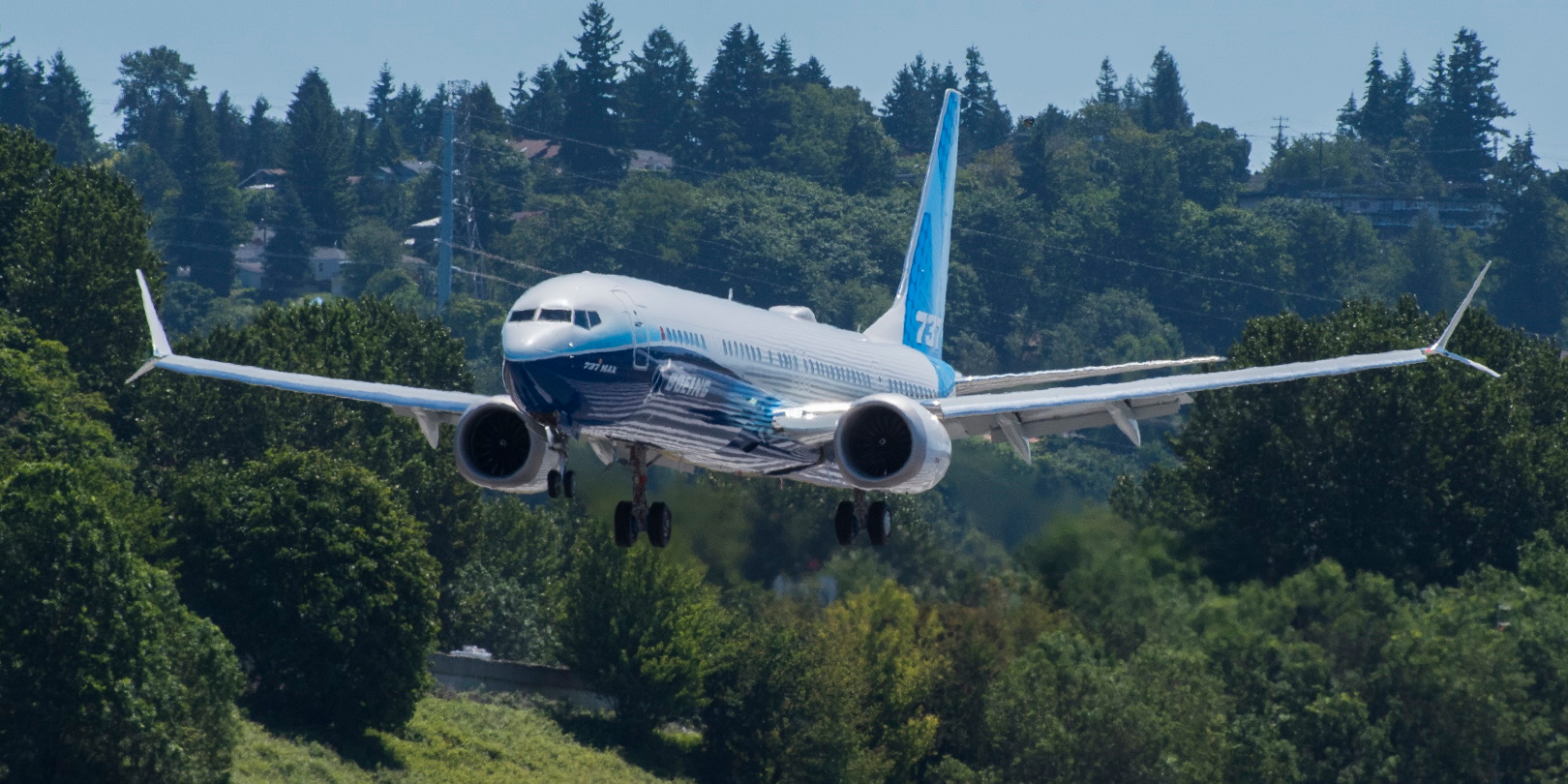 Boeing 737 10 First Test Flight Landing In Seattle Boeing Co 62d64641a3ec2