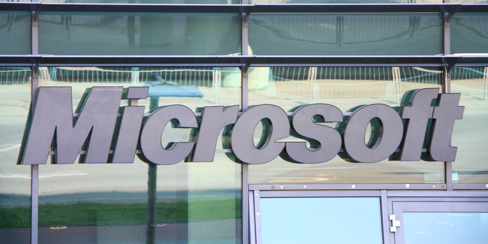 Microsoft Logo On Building &copy; Tomasz Bidermann Dreamstime