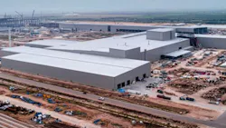 Steel Dynamics' under-construction flat roll mill in Sinton, Texas Steel Dynamics' under-construction flat roll mill in Sinton, Texas
