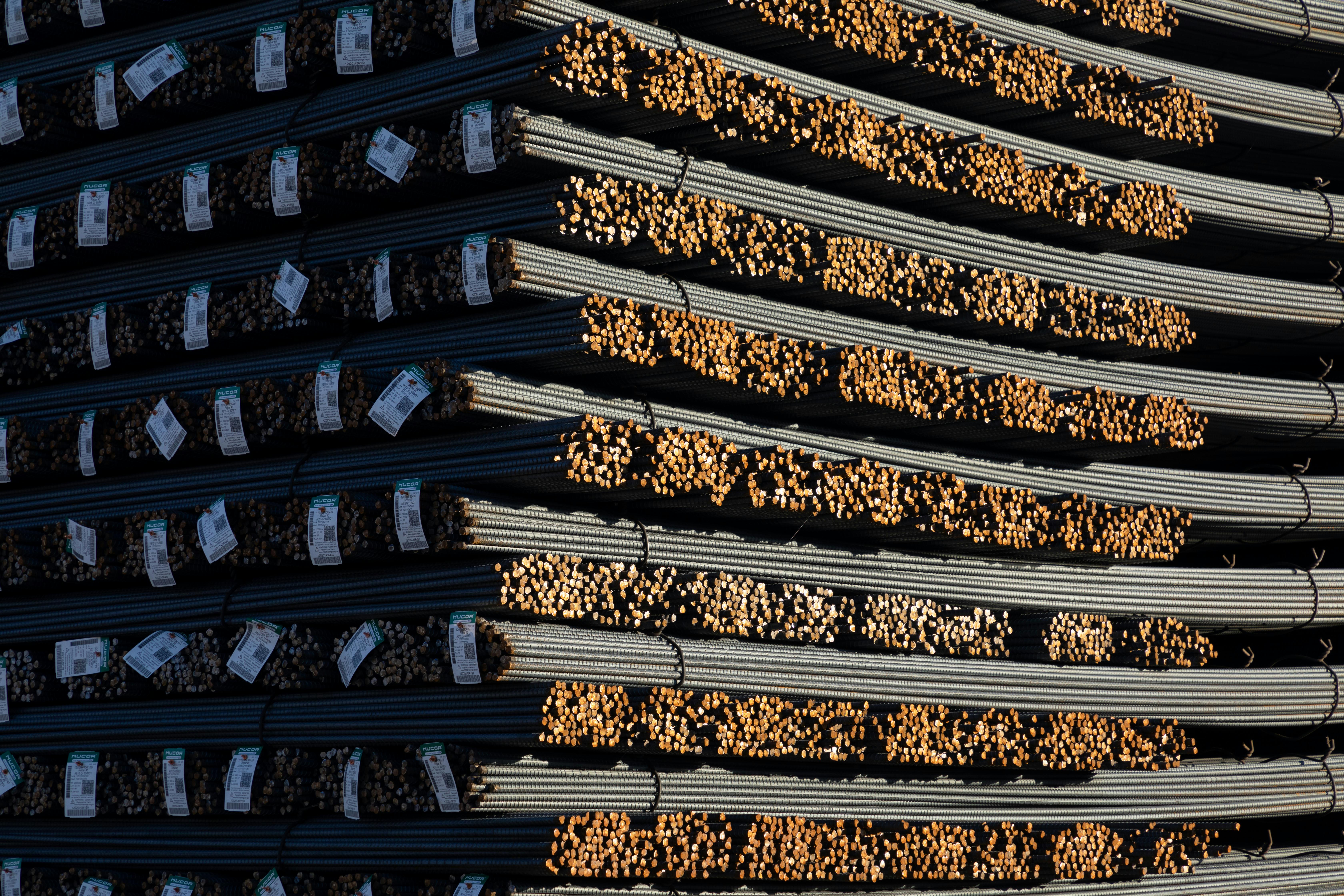 Nucor Steel's rebar plant in Sedalia, Missouri, is one of two American Lighthouse plants added to the World Economic Forum's roster.