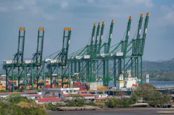 The Port of Balboa, one of two Panama Canal ports a Chinese firm began managing in 1999. The Port of Balboa, one of two Panama Canal ports a Chinese firm began managing in 1999.