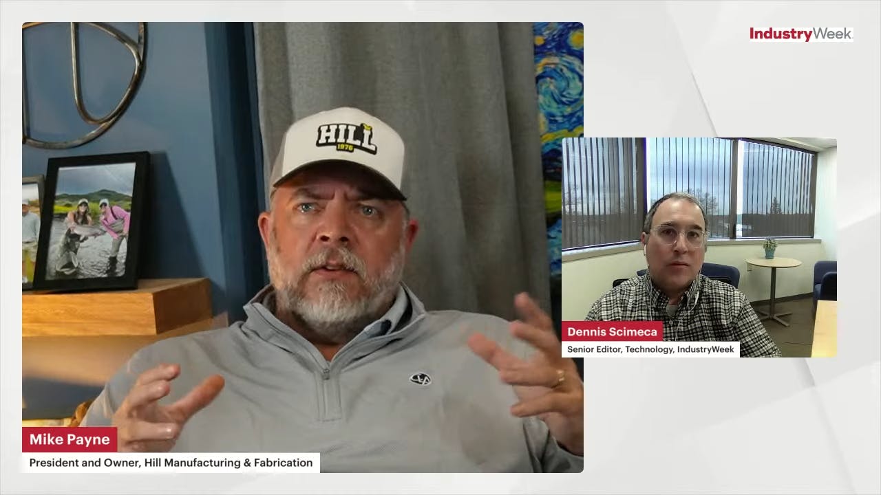 Hill Manufacturing & Fabrication President and Owner Mike Payne talks about why he collects machining data and what he does with it with IndustryWeek's Dennis Scimeca.