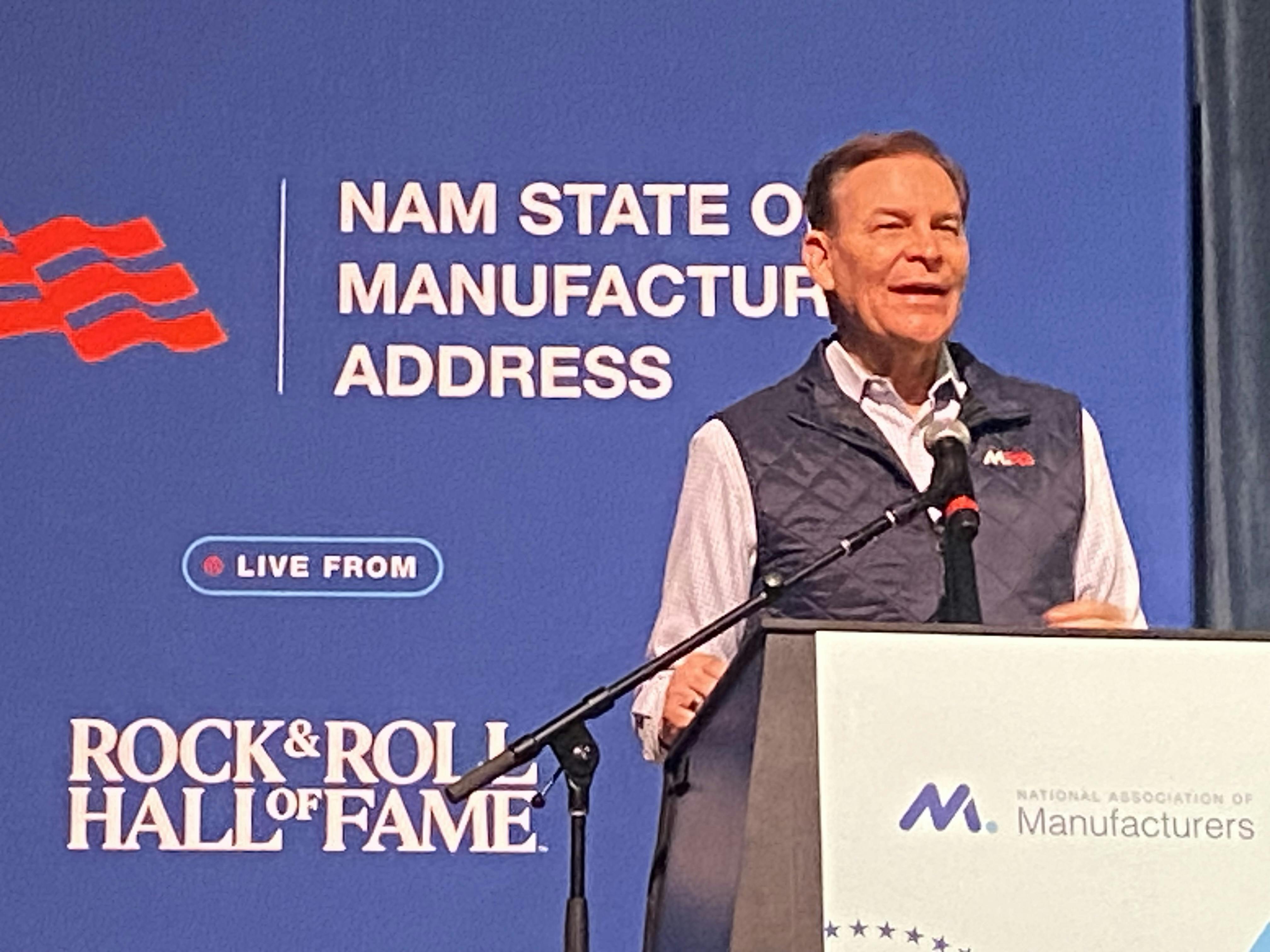 National Association of Manufacturers President and CEO Jay Timmons
