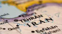 View of the location of Iran on the map. View of the location of Iran on the map.