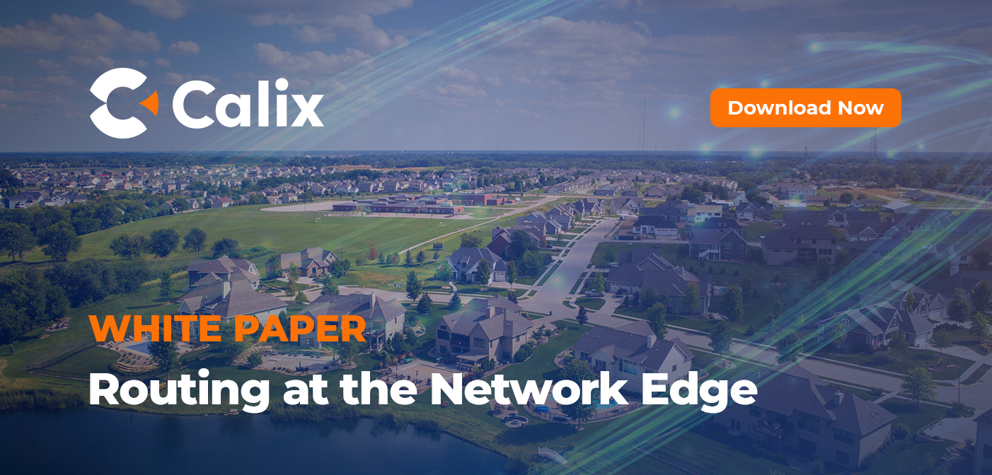 Calix White Paper, Routing at the Network Edge