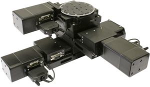 Intellidrives LSMA-RTHM motorized XY rotary positioning stages