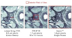 The Spero infrared microscope from Daylight Solutions improves on legacy microscopy technologies, enabling the capture of wide-field-of-view, high-resolution, real-time spectral images. The Spero infrared microscope from Daylight Solutions improves on legacy microscopy technologies, enabling the capture of wide-field-of-view, high-resolution, real-time spectral images.