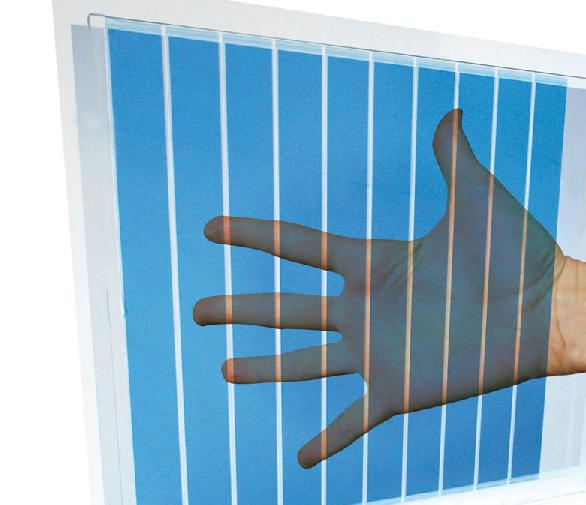 Heliatek's 40% transparent HeliaFilm has achieved a record optical-to-electrical conversion efficiency of more than 7%.