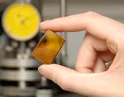 Chalcogenide glass sample. Chalcogenide glass sample.