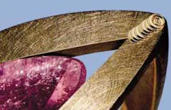 FIGURE 2. Glovebox style benchtop enclosures are useful for welding in proximity to precious stones. FIGURE 2. Glovebox style benchtop enclosures are useful for welding in proximity to precious stones.