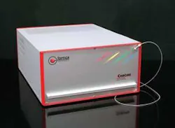 FIGURE 2. Honorable mention winner, Toptica’s iChrome (top), produces fiber-coupled output of more than 1.5 mW tunable over the complete wavelength range 480 to 640 nm (bottom). FIGURE 2. Honorable mention winner, Toptica’s iChrome (top), produces fiber-coupled output of more than 1.5 mW tunable over the complete wavelength range 480 to 640 nm (bottom).
