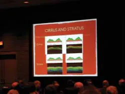AAO conference sessions included discussions of many aspects of OCT, including the advance from Zeiss’s Cirrus time-domain system to its Stratus Fourier-domain unit. AAO conference sessions included discussions of many aspects of OCT, including the advance from Zeiss’s Cirrus time-domain system to its Stratus Fourier-domain unit.