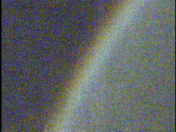 FIGURE 1. A moonbow&mdash;a rainbow formed by the light of full moon&mdash;can be successfully imaged in full color with a FLIR Tau CNV camera and a 25 mm, f/0.95 lens.