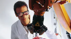 FIGURE 1. Laservision's T5K11 eyewear can be used for multiple laser applications, including infrared welding of an automotive tail light assembly with a 1064 nm Class 4 Nd:YAG laser. FIGURE 1. Laservision's T5K11 eyewear can be used for multiple laser applications, including infrared welding of an automotive tail light assembly with a 1064 nm Class 4 Nd:YAG laser.