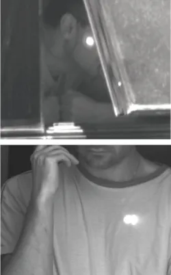 The speech of a person 100 m away was reconstructed by analyzing the motion of speckles on the subject's face (top). Similarly, a heartbeat was captured from a speckle pattern on a subject's chest (bottom). The speech of a person 100 m away was reconstructed by analyzing the motion of speckles on the subject's face (top). Similarly, a heartbeat was captured from a speckle pattern on a subject's chest (bottom).