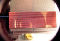 Photonics21 will bring together key European organizations to help further photonics in Europe. Photonic components will include integrated components such as this hollow hybrid waveguide from Qinetiq.