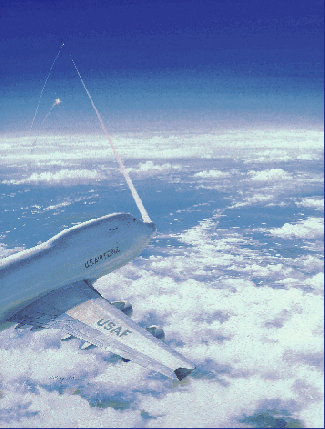 Forecasters predict that, by 2010, speed-of-light airplane-based laser weapons will be able to defend airbases, ports, and aircraft carriers from ballistic missile attacks.